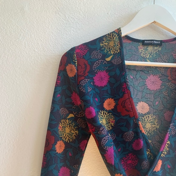 American Apparel Wrap Blouse - Picture 3 of 7